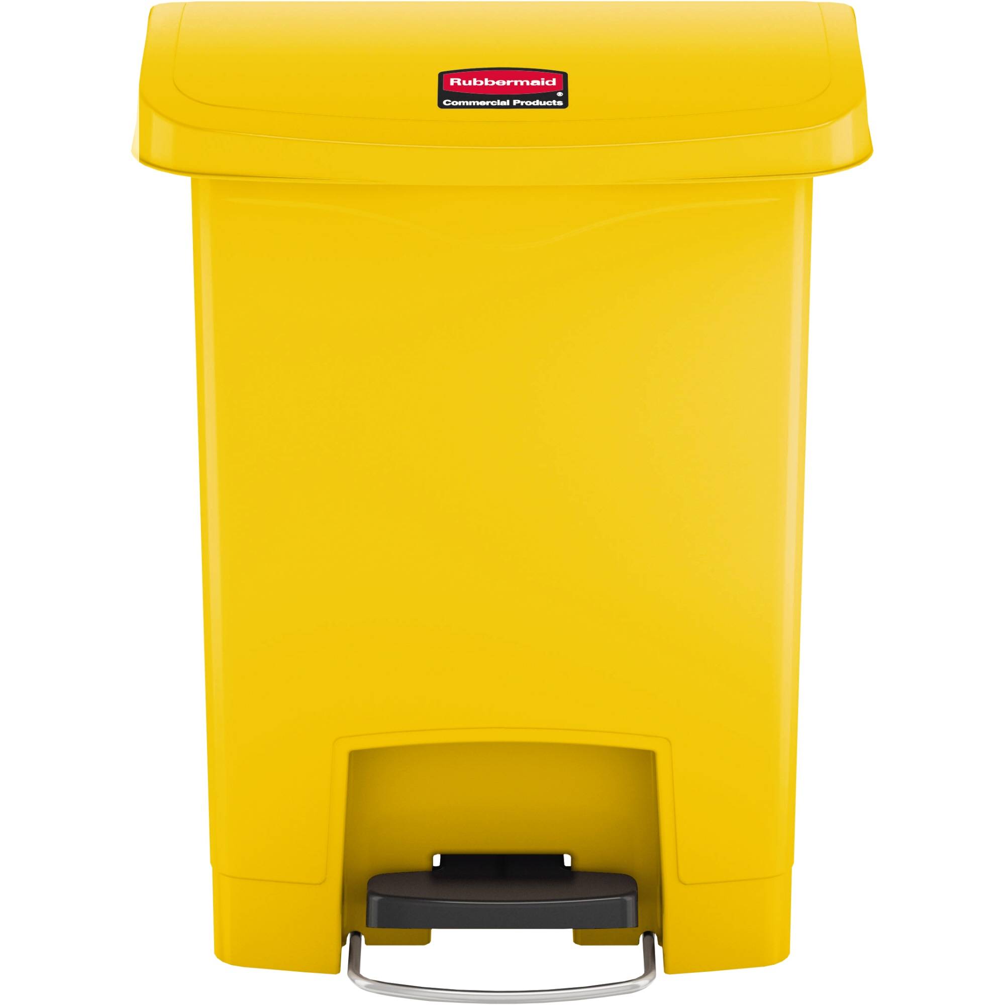 Rubbermaid Tretabfalleimer Slim Jim 1883573 Kunststoff 30l gelb