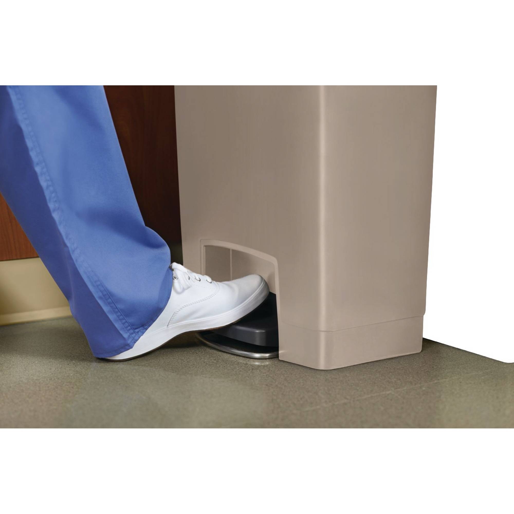 Rubbermaid Tretabfalleimer Slim Jim 1883458 Kunststoff 50l beige