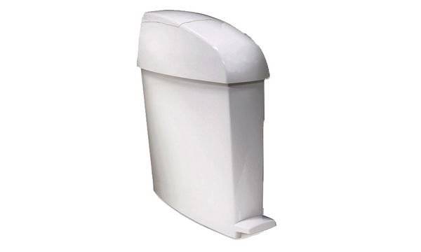 Rubbermaid Tret-Abfalleimer Sanitär rechteckig, 12 Liter (71240184)