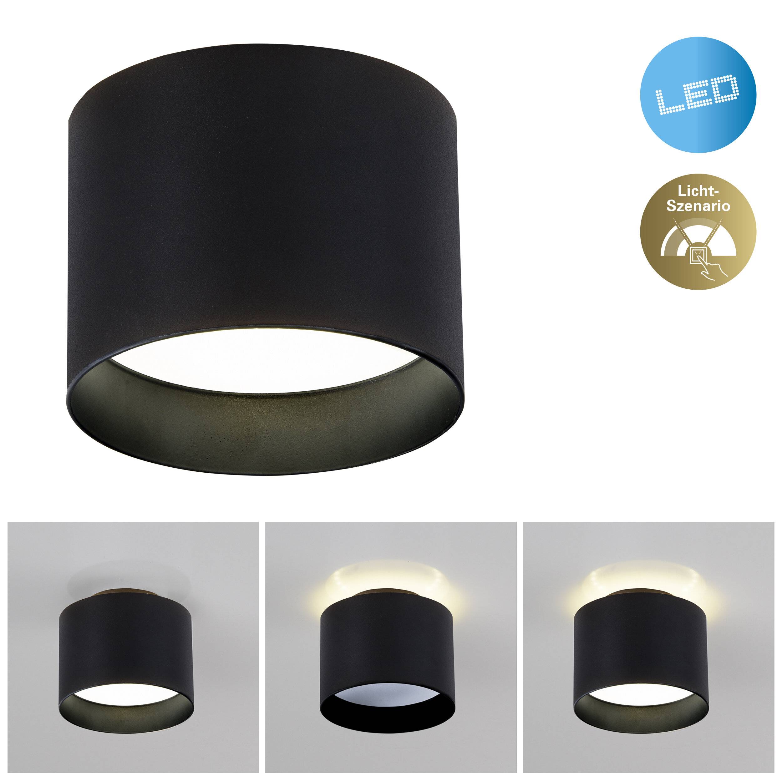 LED Spot "TRIOS" schwarz