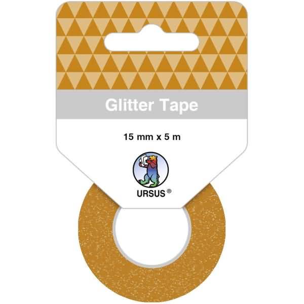 Glitter Tape 15mmx5m bronze