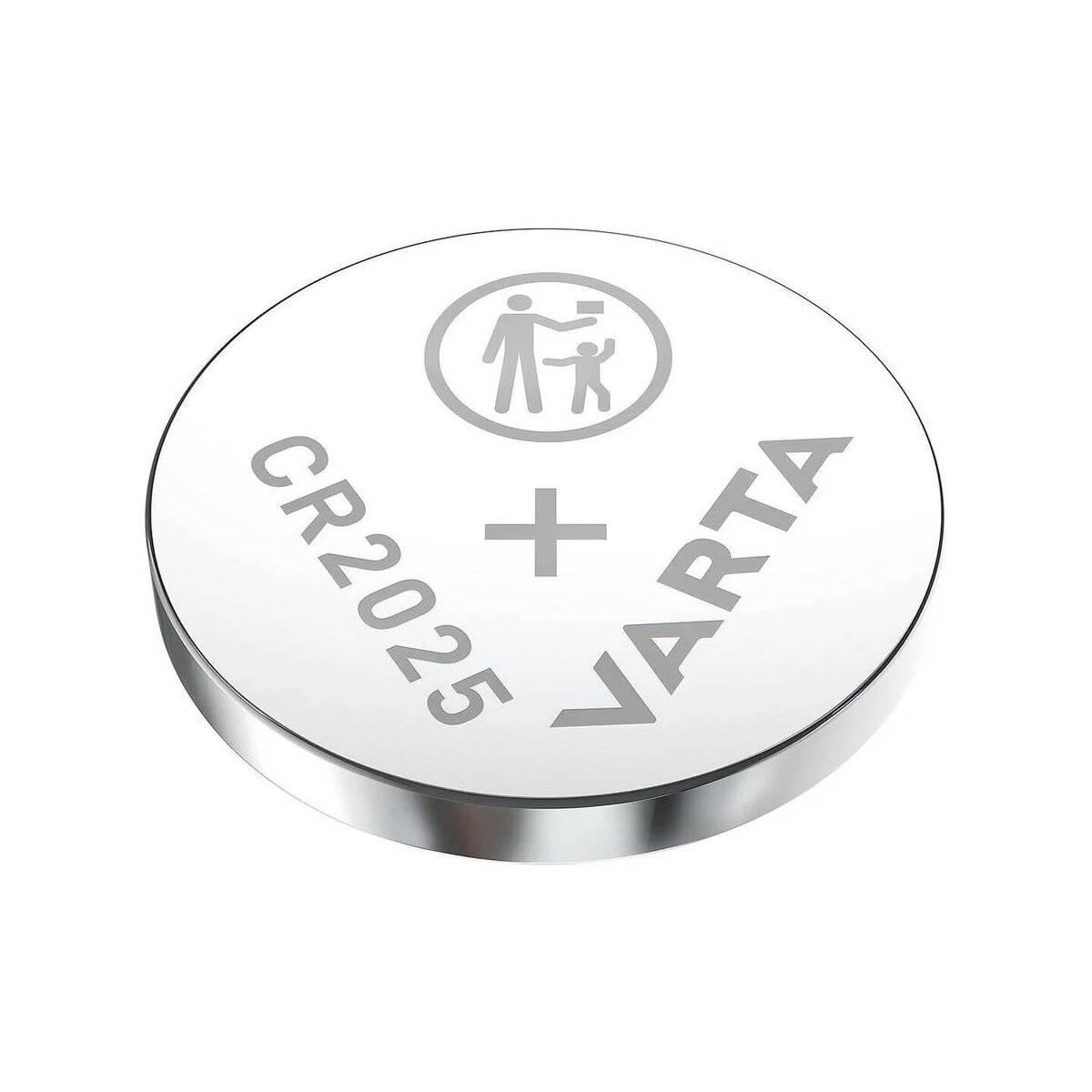 Varta 2er-Pack Knopfzellen CR2025 - Lithium-Batterie mit 170mAh