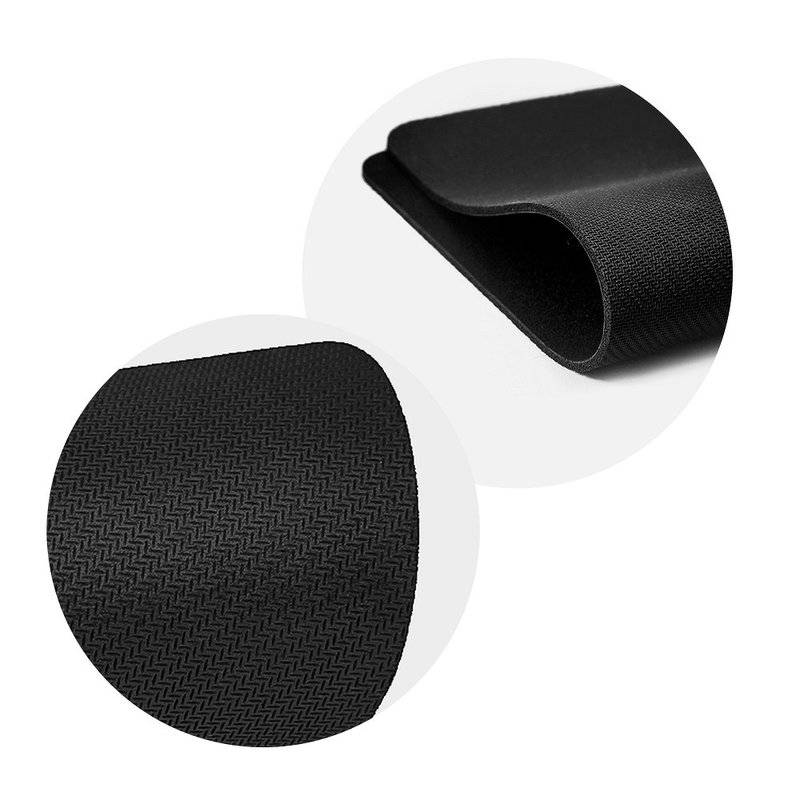 Mauspad Große Mausmatte Mousepad 350x250x3mm Anti Rutsch Matte Gamer, Grafikdesigner, Büro - Schwarz