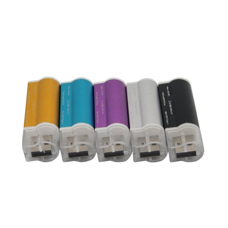 All-in-One Speicherkartenleser SD/Micro SD/M2/M2PRODUO USB Kartenlesergerät Adapter Gold