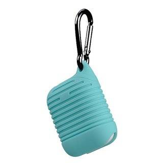 360 Grad Schutz Airpods Case Silikon Hülle Schutztasche Ladekoffer Ladegerät kompatibel mit Kopfhörer Headset 2 / 1 Generation Türkis