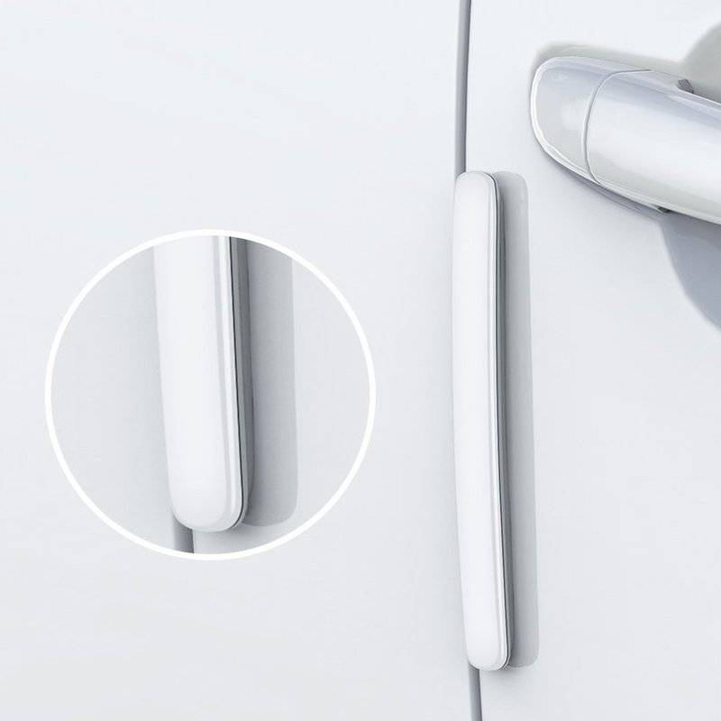 4x Streamlined - Schutzgurt Rutschfest Auto Tür SchutzTrim Mold Gurt Scratch Schwarz