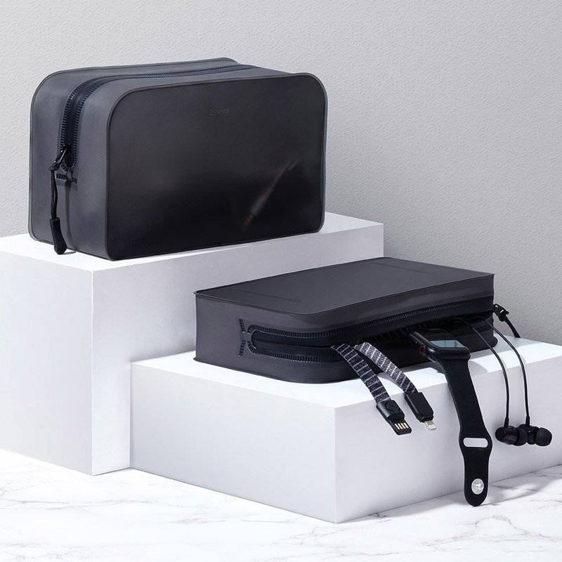 Baseus Universal Tasche Kleinigkeiten und mobile Smartphone Geräte tasche 198 x 90 x 120mm L schwarz