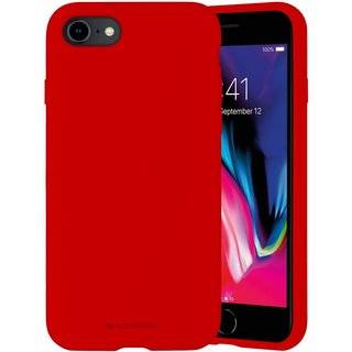 GOOSPERY Soft Case Liquid Hülle Bumper Silikonhülle kompatibel mit iPhone 11 Pro Stoßfest Handyhülle Case Cover Rot