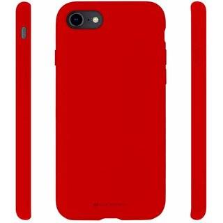 GOOSPERY Soft Case Liquid Hülle Bumper Silikonhülle kompatibel mit iPhone 11 Pro Max Stoßfest Handyhülle Case Cover Rot