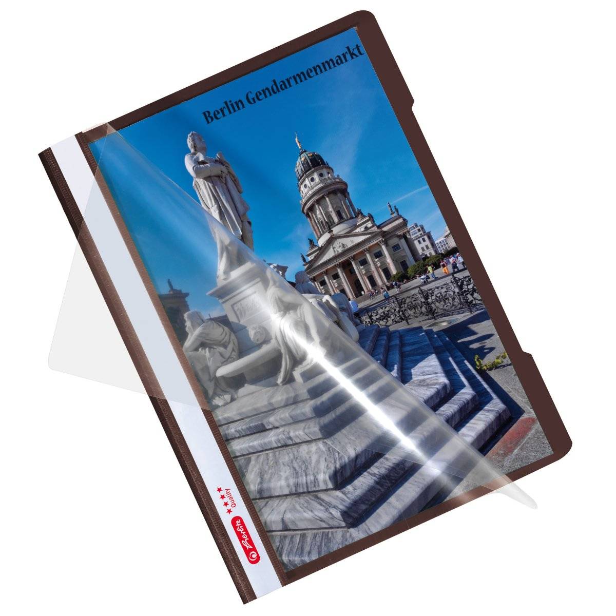 Herlitz 50020799, Manila-Ordner, A4, Polypropylen (PP), Braun