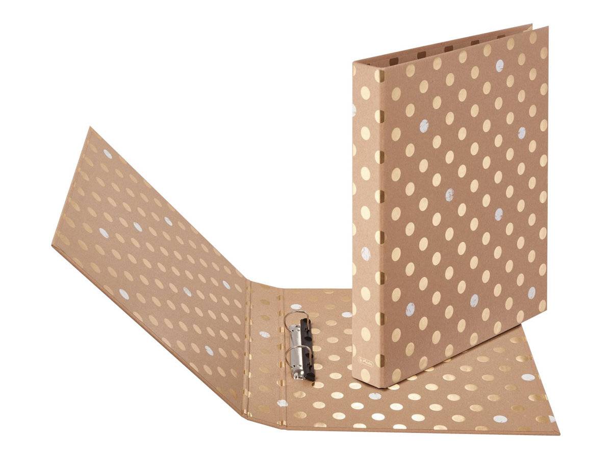 Herlitz maX.file - Ringbuch - für A4 - Pure Glam-Muster