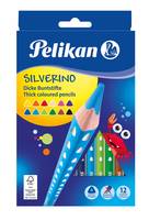 Pelikan 700627, Schwarz, Blau, Braun, Grün, Hellblau, Hellgrün, Orange, Pfirsich, Pink, Rot, Violett, Gelb, 12 Stück(e)
