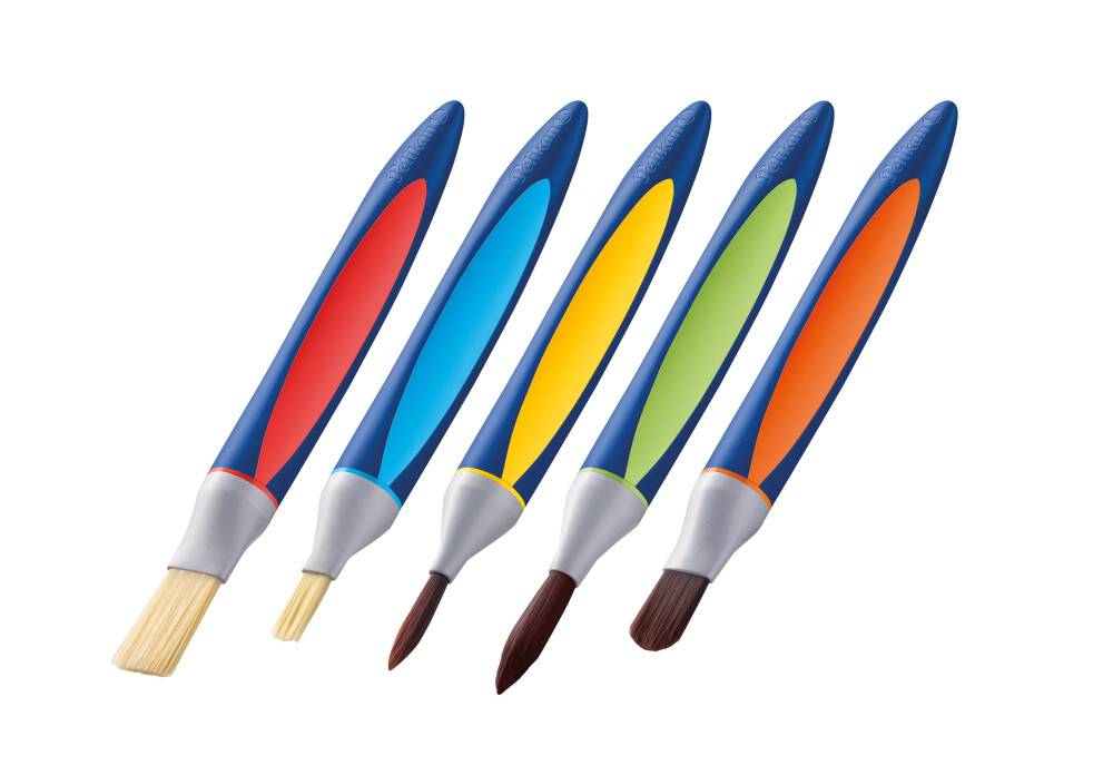 Pelikan 700726, Bürstenset, Helle Bürste, Synthetisch, 3 Stück(e)