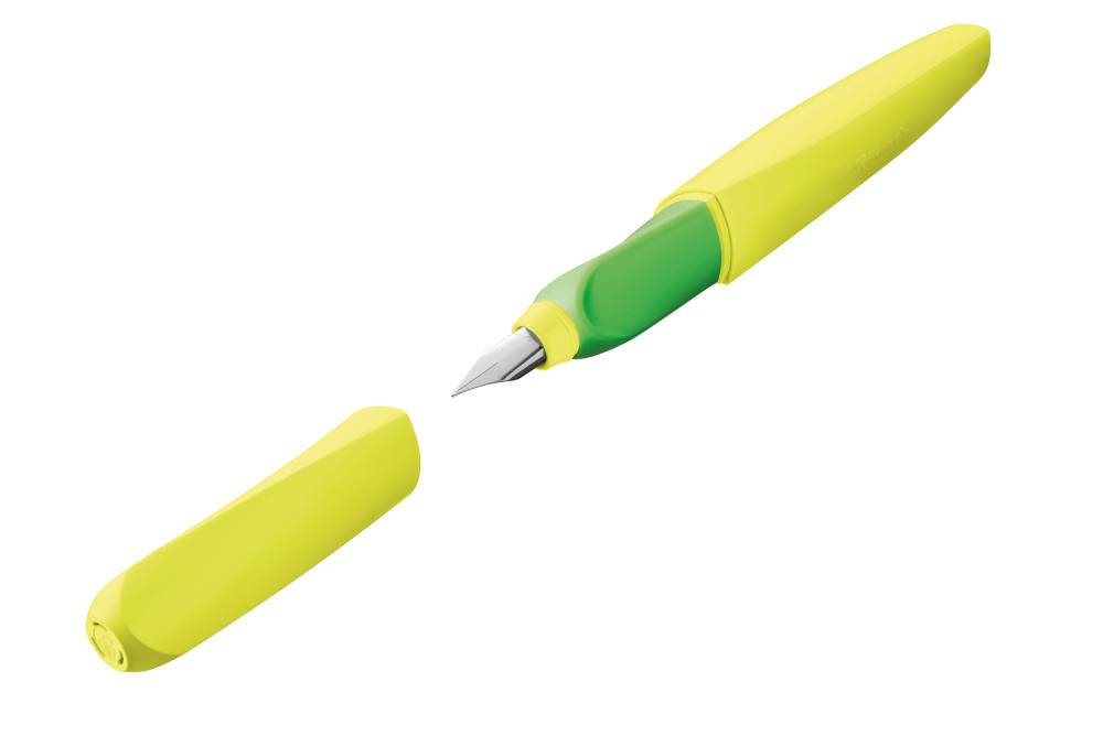 Pelikan 807272, Gelb, Kartuschenfüllsystem, Edelstahl, Beidhändig, Deutschland, 1 Stück(e)