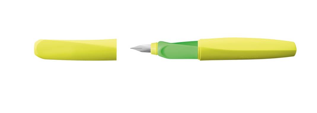Pelikan 807272, Gelb, Kartuschenfüllsystem, Edelstahl, Beidhändig, Deutschland, 1 Stück(e)