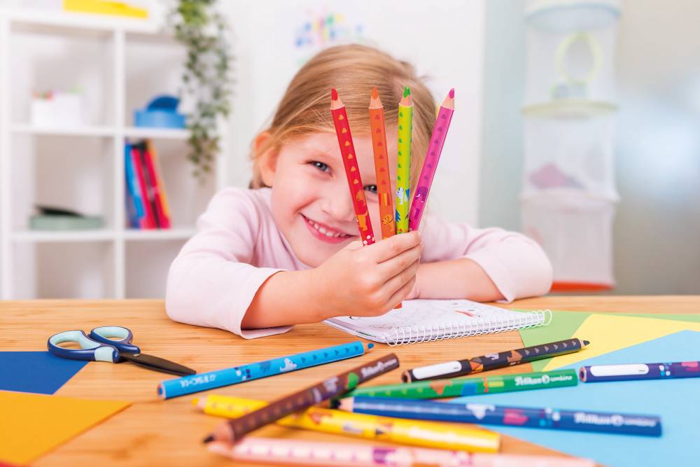 Pelikan 811187, B, Blau, Dreieckig, Sichtverpackung, 2 Stück(e)