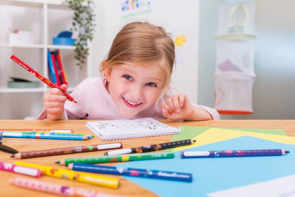 Pelikan 811187, B, Blau, Dreieckig, Sichtverpackung, 2 Stück(e)