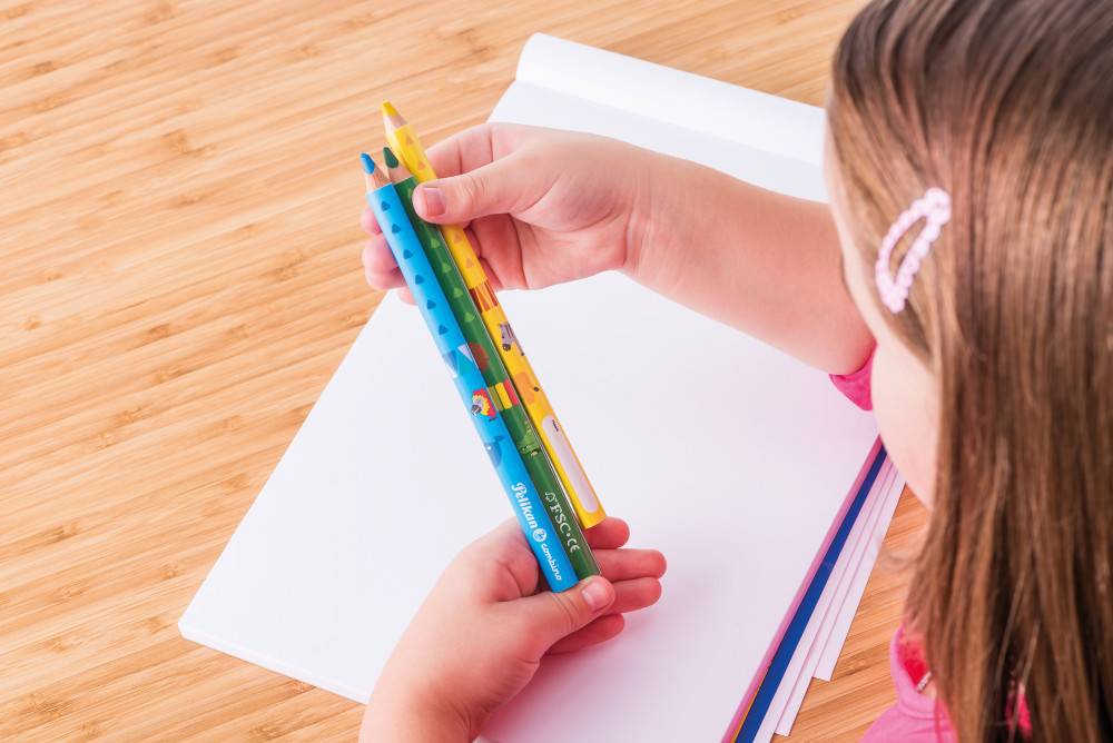 Pelikan 811187, B, Blau, Dreieckig, Sichtverpackung, 2 Stück(e)