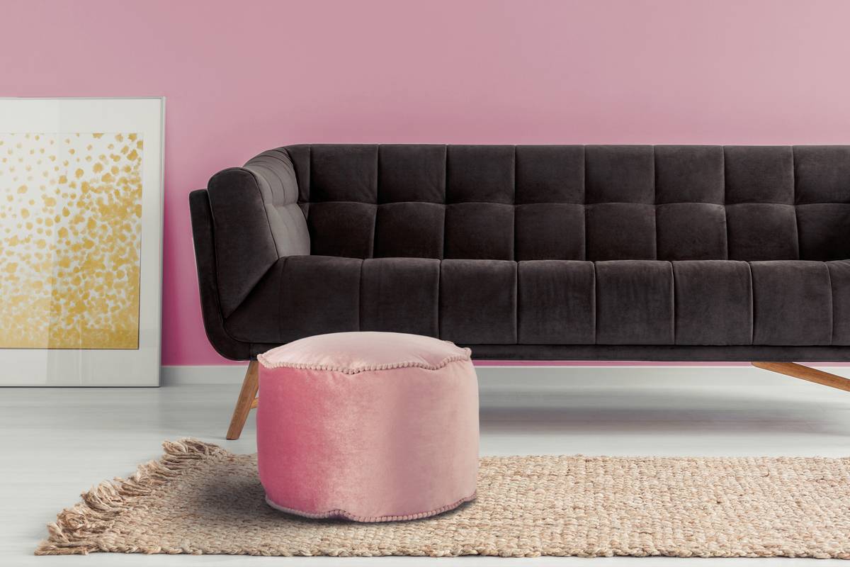 Pouf Taj Mahal 125 Rosa