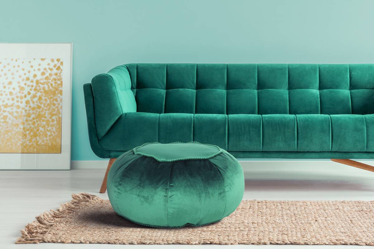 Pouf Taj Mahal 325 Grün