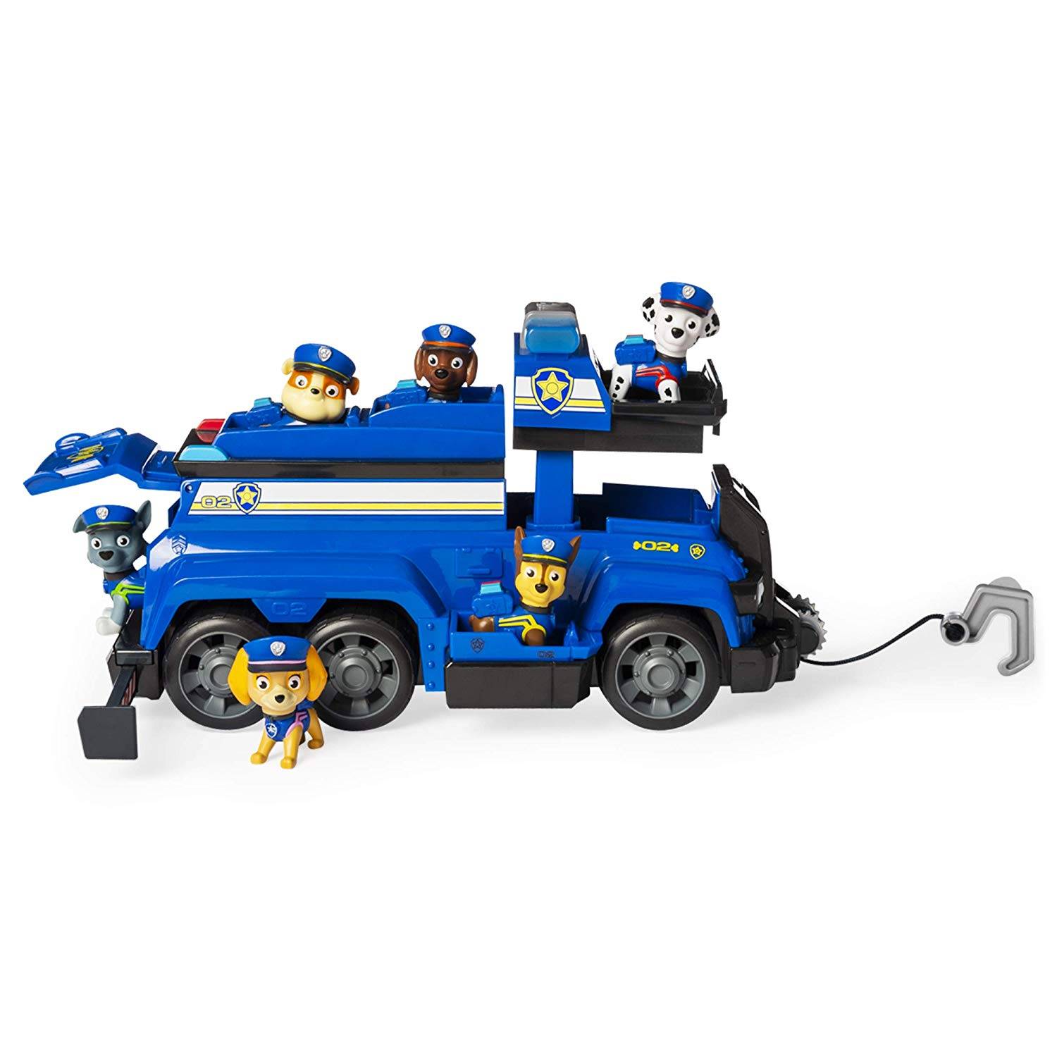 Paw Patrol - Polizeifahrzeug mit 6 Figuren Team Rescue Chase