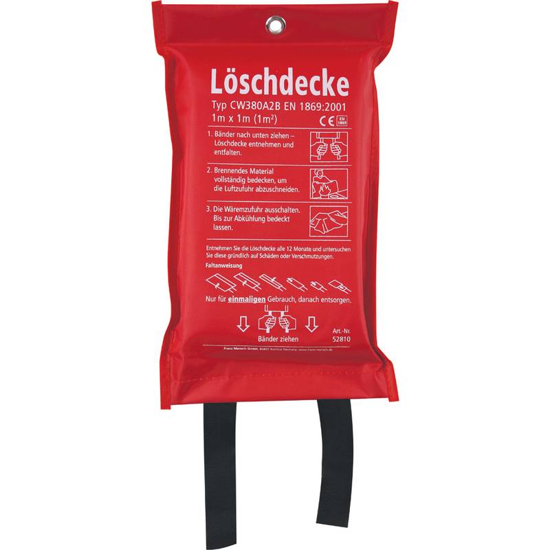 HYGOSTAR Feuerlöschdecke FIRE PROTECT, DIN EN 1869:2001