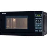 Sharp R-242(BK)W - Mikrowelle - 20 Liter - 800 W Sharp R-242(BK)W - Mikrowelle - 20 Liter - 800 W