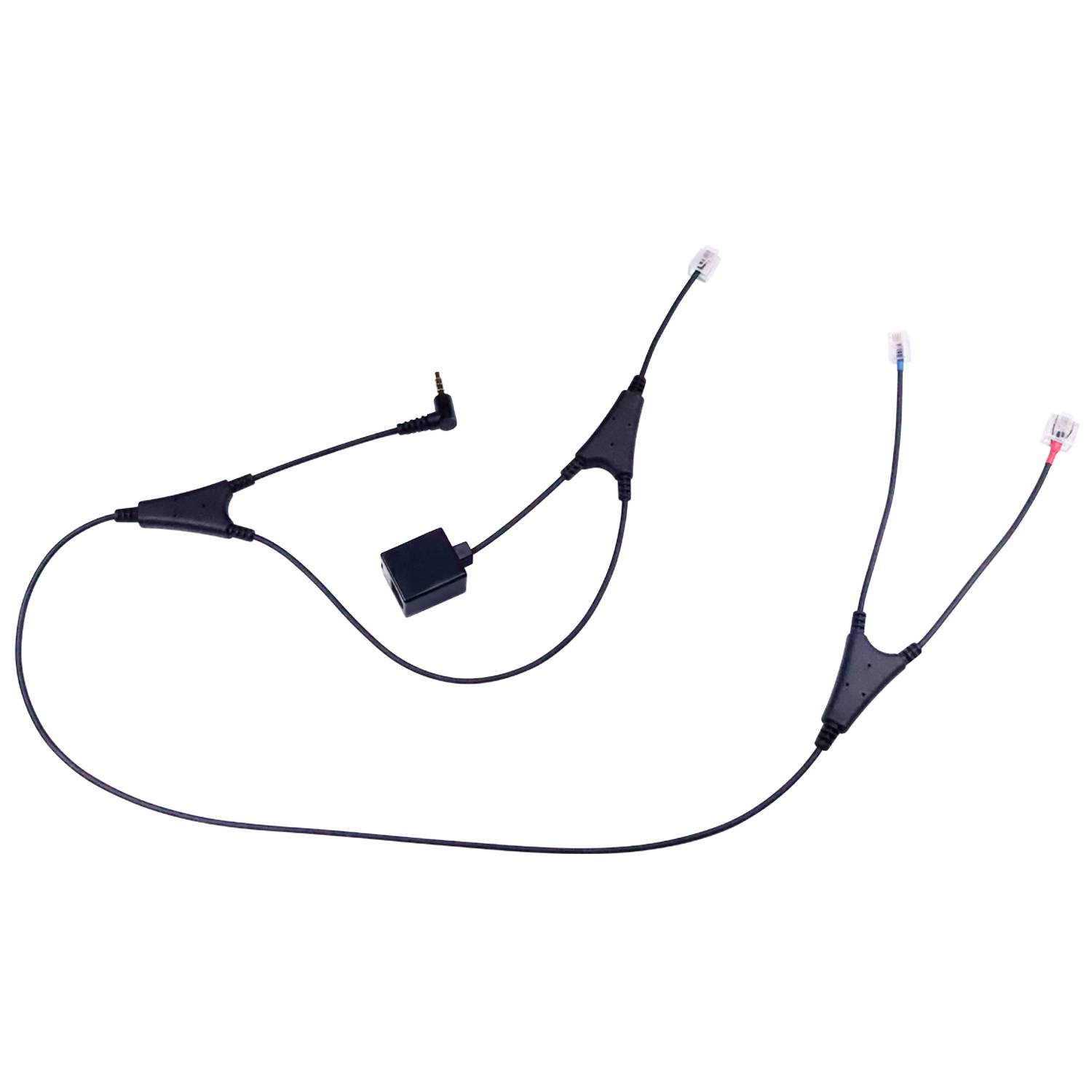 Jabra LINK 14201-37 - Elektronischer Hook-Switch Adapter für drahtloses Headset, Digitaltelefon