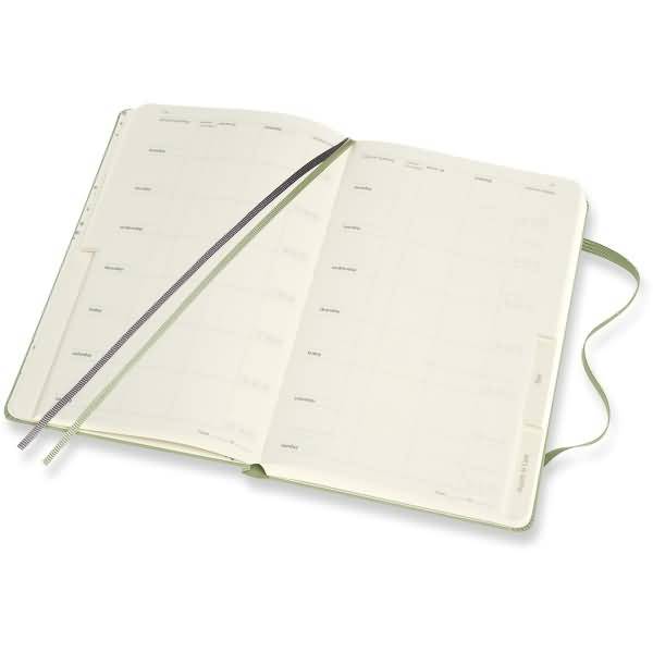Notizbuch Passion Journal Large A5 Wellness Hardcover 200 Blatt grün