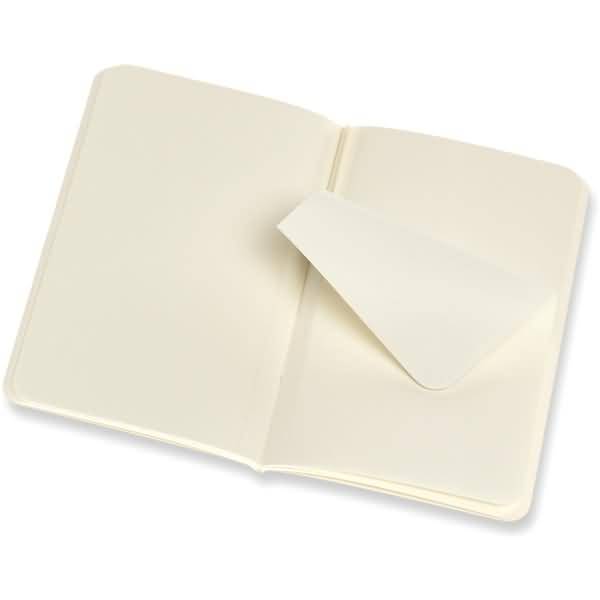 Notizheft Volant XS 6,5x10,5cm blanko Softcover VE=2 Stück korallrot/aquamarinblau