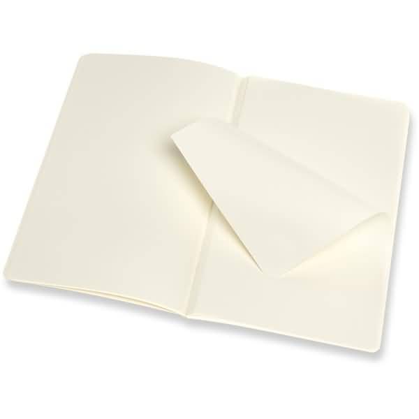 Notizheft Volant Large A5 blanko Softcover VE=2 Stück korallrot/aquamarinblau