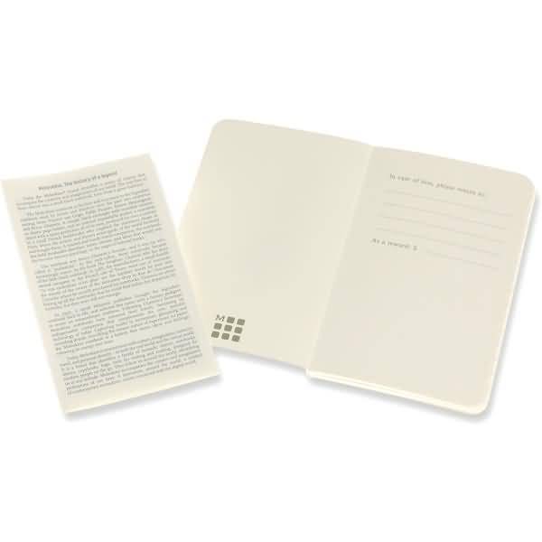 Notizheft Volant XS 6,5x10,5cm liniert Softcover VE=2 Stück vergissmeinnichtblau/bernsteingelb