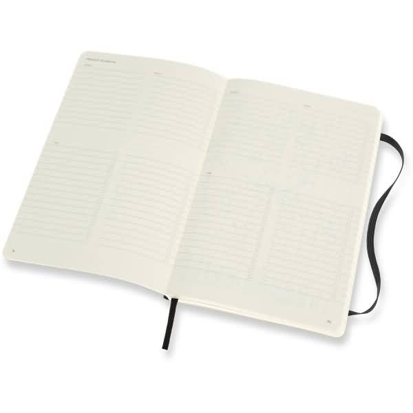 Professionelles Notizbuch Large A5 Softcover 96 Blatt schwarz