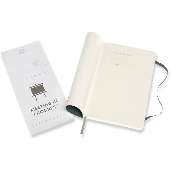 Professionelles Notizbuch Large A5 Softcover 96 Blatt waldgrün