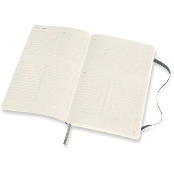 Professionelles Notizbuch Large A5 Softcover 96 Blatt waldgrün