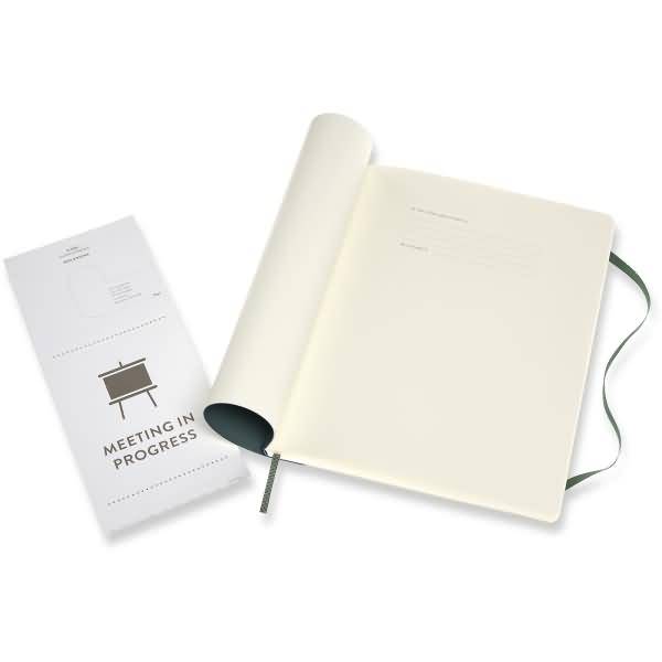 Professionelles Notizbuch XL 19x25cm Softcover 96 Blatt waldgrün