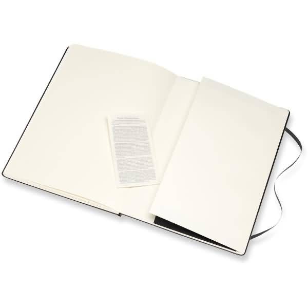 Aquarell-Notizbuch A4 200g/qm 30 Blatt Hardcover schwarz