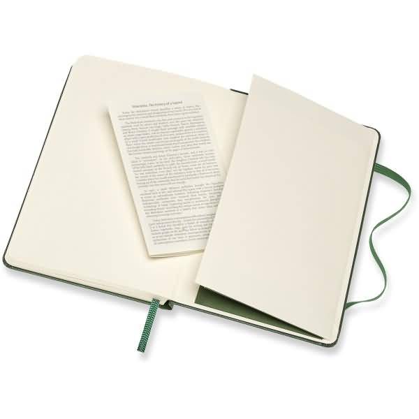 Notizbuch Pocket A6 blanko Hardcover 96 Blatt myrtengrün