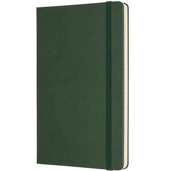 Notizbuch Large A5 liniert Hardcover 120 Blatt myrtengrün