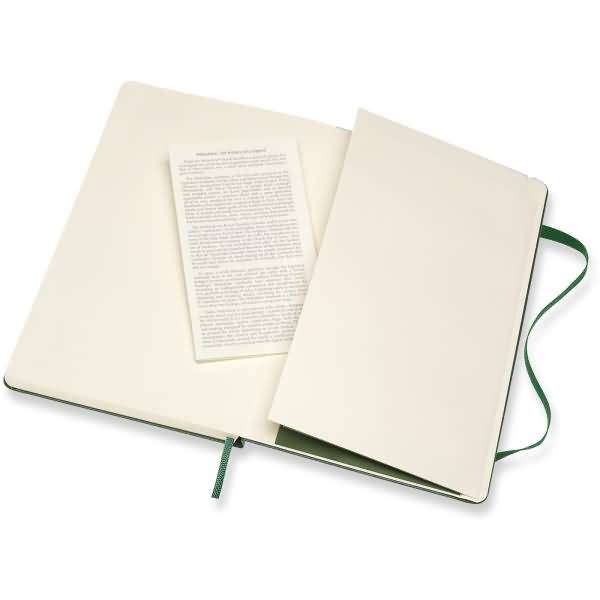 Notizbuch Large A5 liniert Hardcover 120 Blatt myrtengrün