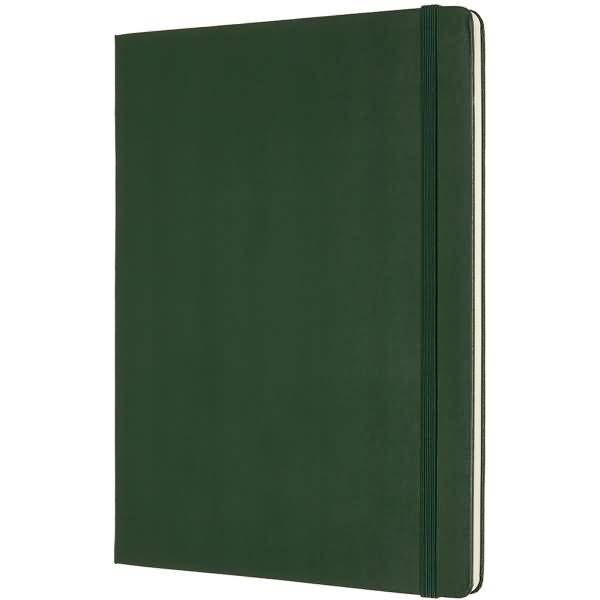 Notizbuch XL 19x25cm blanko Hardcover 96 Blatt myrtengrün