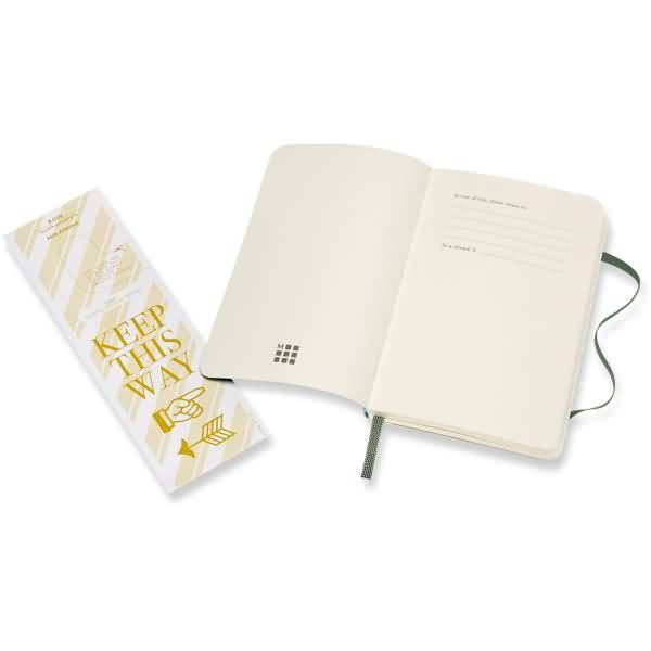 Notizbuch Pocket A6 blanko Softcover myrtengrün