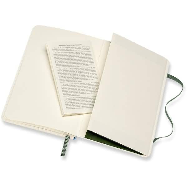 Notizbuch Pocket A6 kariert Softcover myrtengrün