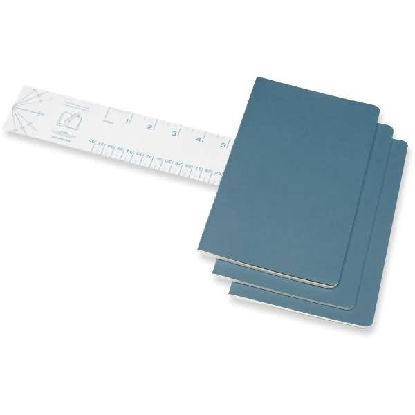 Notizheft Cahier Large A5 liniert Kartoneinband VE=3 Stück lebhaftes blau