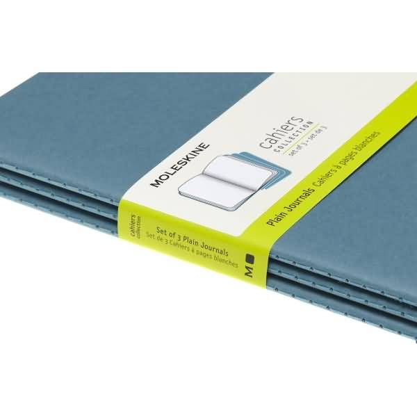 Notizheft Cahier Large A5 blanko Kartoneinband VE=3 Stück lebhaftes blau