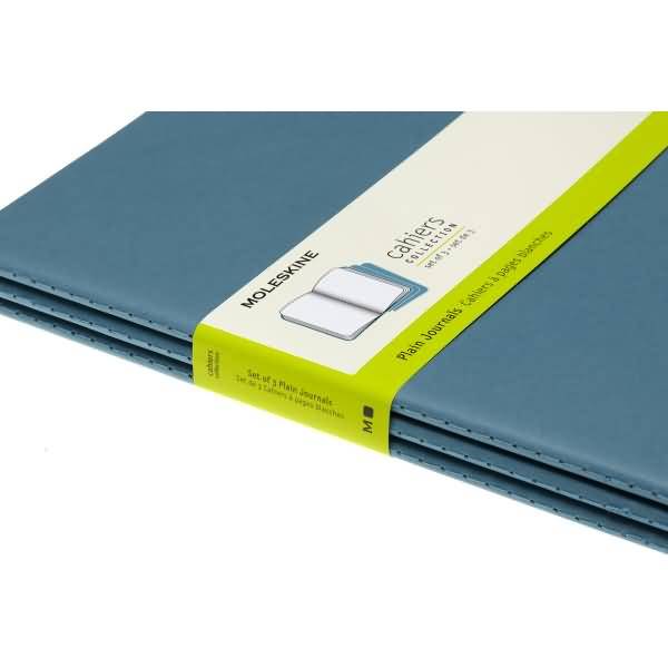 Notizheft Cahier XL 19x25cm blanko Kartoneinband VE=3 Stück lebhaftes blau