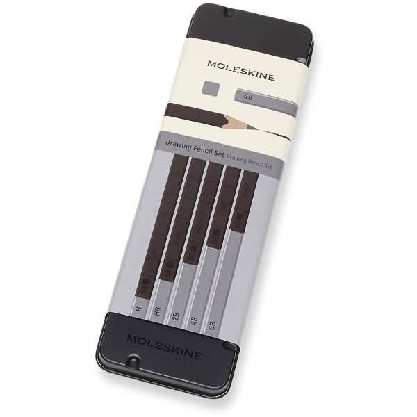 Zeichenstift-Set 6B/4B/2B/HB/H VE=5 Stück