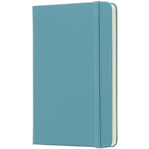Notizbuch Pocket A6 blanko Hardcover 96 Blatt riffblau