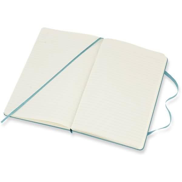 Notizbuch Large A5 liniert Hardcover 120 Blatt riffblau