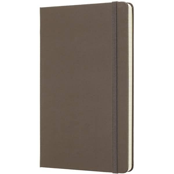 Notizbuch Large A5 liniert Hardcover 120 Blatt erdbraun